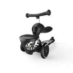 Trotineta copii cu sezut transformabila 2in1 Scoot Ride HighwayKick 1 Lifestyle Zebra 1-5 ani