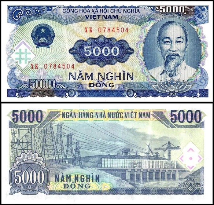 Vietnam 1991 - 5000 dong UNC