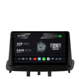 Navigatie 2K Renault Megane 3 Fluence (2009-2016), Android OS, S-Quadcore 4GB RAM + 64GB ROM, 9.5 Inch - AD-BGS90042K+AD-BGRKIT372