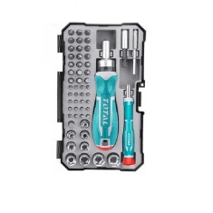 Set surubelnita cu clichet TOTAL - 33 PIESE INDUSTRIAL