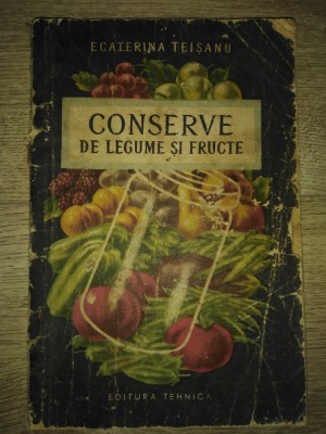 Conserve de legume si fructe,1955 foto