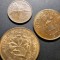 Lot 3 Monede Guernsey (1 penny 1977, 2 pence 1971, 8 doubles 1959)