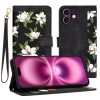 Husa pentru iPhone 16 Plus - Techsuit FlipCraft - Flowers of the Dawn