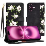 Husa pentru iPhone 16 Plus - Techsuit FlipCraft - Flowers of the Dawn