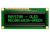 Afișaj OLED alfanumeric 16x2 verde 80x36x10mm