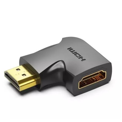 Adaptor video Vention, HDMI(T) la HDMI(M), rezolutie maxima 4K Adaptor video Vention, HDMI(T) la HDMI(M), rezolutie maxima 4Kla 60Hz, conectori auriti foto