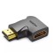 Adaptor video Vention, HDMI(T) la HDMI(M), rezolutie maxima 4K Adaptor video Vention, HDMI(T) la HDMI(M), rezolutie maxima 4Kla 60Hz, conectori auriti