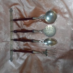Set bucatarie stil Baroc Victorian, alam, tek, vintage foto