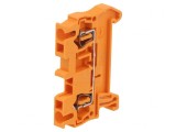 Conector de &Icirc;mbinare Șine 0,08-2,5mm&sup2; 2 Borne Portocaliu