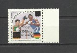 MADAGASCAR 1998 SPORT JOCURILE OLIMPICE BOX SUPRATIPAR, Nestampilat