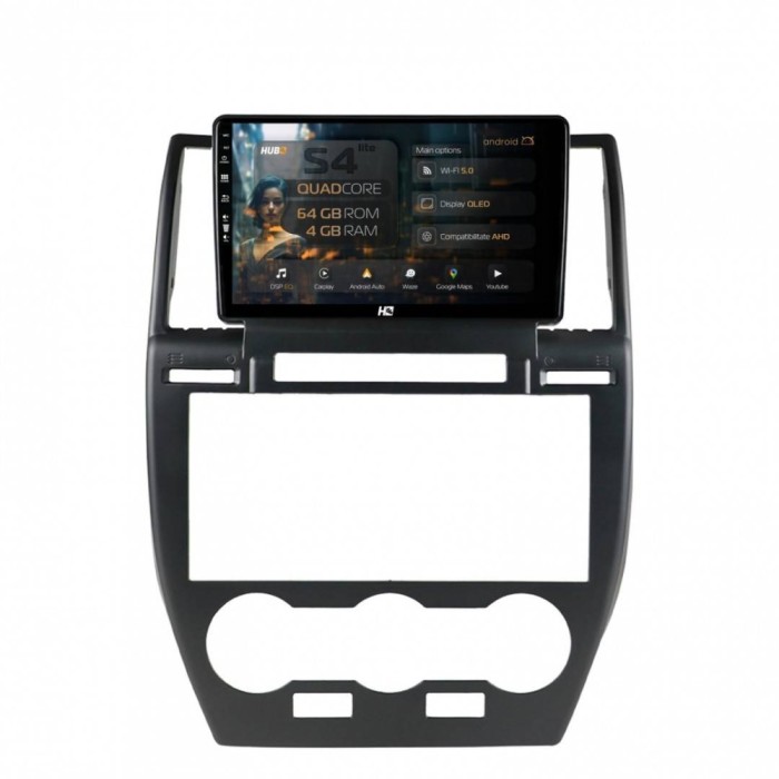 Navigatie Land Rover Freelander 2 (2006-2012) 4GB RAM Android 13 Quadcore DSP GPS Wi-FI Carplay Android Auto USB Bluetooth Waze 9 inch