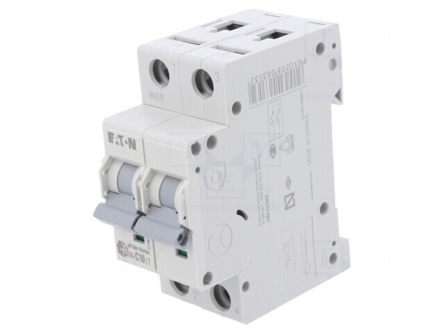 &Icirc;ntrerupător Supracurent 10A 2P 6kA 230/400V