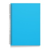 Caiet A5 cu spira, 60 file matematica, 60g/mp, PP 280 microni