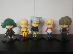 Set 5 figurine chibi, Anime One Punch Man foto