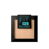 Maybelline Fit Me Matte &amp; Poreless Compact Pudră de față 130 Buff Beige