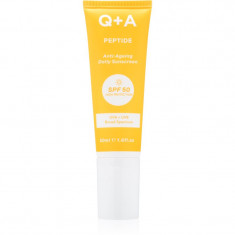 Q+A Peptide crema protectoare pentru fata SPF 50 50 ml