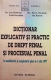 Ion Pitulescu - Dictionar explicativ si practic de drept penal si procesual penal (Editia: 1997)