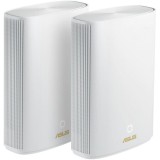 Wi-Fi Mesh ZenWiFi AX Hybrid XP4, WiFi 6, MIMO, AX1800, 1201 Mbps, Alb, 2 bucati