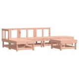 Set mobilier relaxare gradina, 6 piese, lemn masiv Douglas