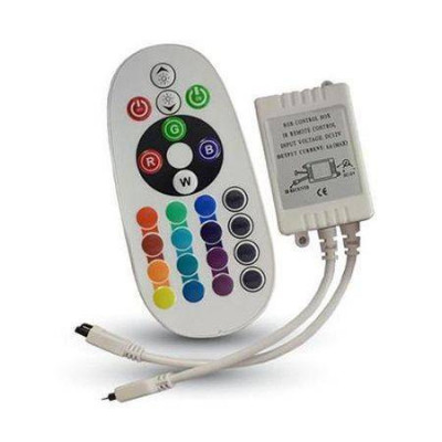 Controller LED RGB 24 butoane 12V/6A 24V/72W V-TAC foto