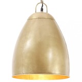 Lampă Suspendată Industrială Arămiu 32cm E27 25W vidaXL - Design Rustic, Abajur Fier, &Icirc;nălțime 142cm