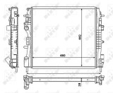 NRF 53938 Radiator, racire motor
