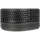 LOGITECH Wave Bluetooth ergonomic keyboard - GRAPHITE - US INTL - B2B &quot;920-012334&quot; (timbru verde 0.8 lei)