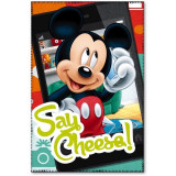 Paturica copii Mickey Say Cheese Star, 100 x 150 cm, poliester