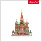 Cumpara ieftin Cubic Fun - Puzzle 3D si Brosura Moscova 224 piese, CubicFun