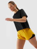 Tricou de antrenament loose cu uscare rapidă pentru femei - negru, 4F Sportswear