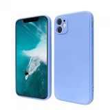 Husa pentru apple iphone 14 pro flippy, liquid silicone, cu microfibra pe interior, protectie antisoc, lilac purple( mov)