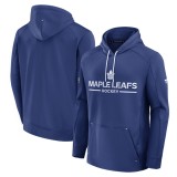 Toronto Maple Leafs hanorac de bărbați cu glugă Authentic Pro Rink Poly Fleece POH - L