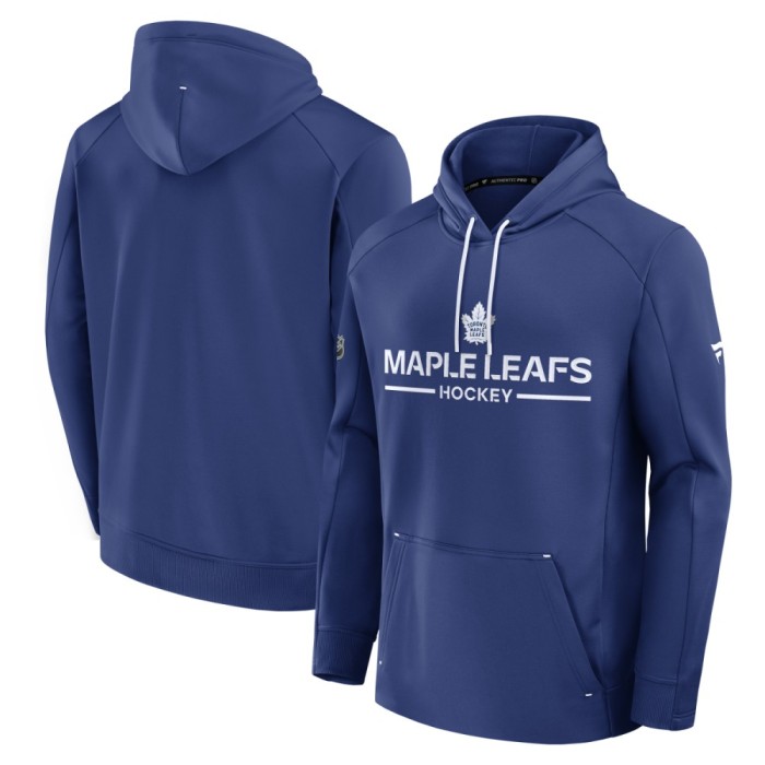 Toronto Maple Leafs hanorac de bărbați cu glugă Authentic Pro Rink Poly Fleece POH - M