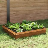 Cumpara ieftin Garduri pentru melci 8 pcs Ruginit Otel rezistent de intemperii