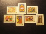 Serie Bulgaria 1980 - Desene copii , 7 valori