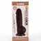 Greg - Dildo realistic, negru, 21.3 cm