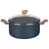 CRATITA NON STICK CU CAPAC 28 CM 6L LITHOS FEST