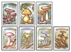 Nicaragua 1985 - ciuperci, serie neuzata foto
