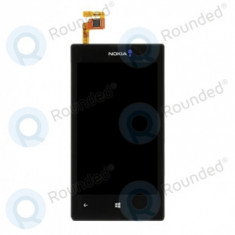 Capacul frontal al modulului de afișare Nokia Lumia 520+lcd+digitizer negru