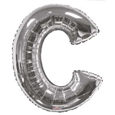 Balon folie litera C, 40 inch, 97 cm foto