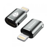 Adaptor Date si Incarcare USB-C - Lightning Techsuit A11 TitanCoreX, Gri