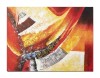 Tablou gigant abstract pictat manual, Compozitie abstracta,120x90cm ulei pe panza in relief efect 3D, gata de agatat pe perete