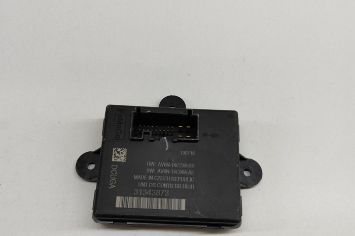 Modul de control ușă dreapta spate VOLVO V60 2017 OEM: 31343873,AV6N-14C236-BB,AV6N-14C068-AE 21708034