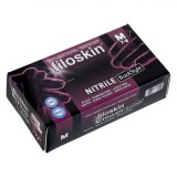 Mănuși Nitril Filoskin, M18, Negru, Set 100 Bucăți