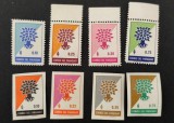 Paraguay 1961 - Seria Completă &bdquo;Copacul Vieții&rdquo; 8 Valori Nestampilat - Cod: -PV1