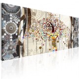 Cumpara ieftin Tablou - Tree and Mosaic 200x80 cm