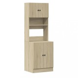 Cumpara ieftin Dulap de bucatarie, stejar Sonoma, 60x50x180 cm, lemn prelucrat