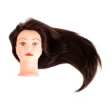 Cap manechin coafor par natural brunet 60-70cm