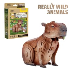 Cubic Fun - National Geographic Animale Salbatice Puzzle 3D Capibara 56 piese foto