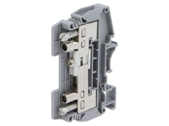Term. &icirc;mbinare de șine 6mm&sup2; 2 borne gri PHOENIX CONTACT
